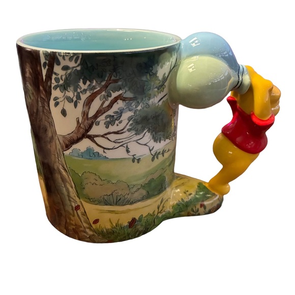 Disney Parks 3D Winnie the Pooh Mug – Pooh Handle, Tigger, Eeyore - Picture 3 of 6